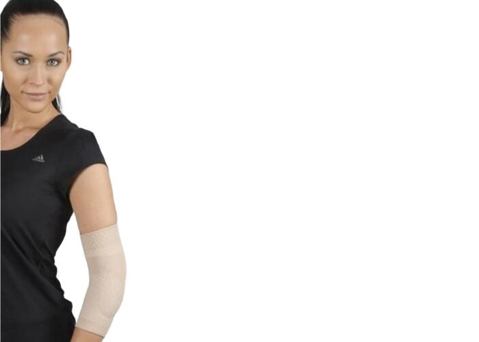 Silikon Ped Destekli Örme Dirseklik Epikondilit Bandajı