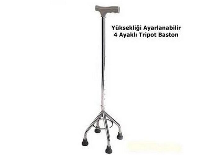 4 Ayaklı Yüksekliği Ayarlanabilir Tripot Denge Bastonu