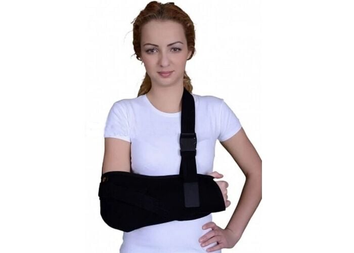 Gabardin Kemerli Kol Boyun Askısı