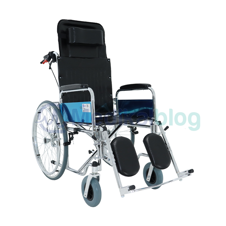 Tekerlekli Sandalye Sırtı Yatar, Klozetli, Ayak Kalkar Özellikli Golfi G124E Multi Fonksiyonel