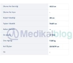 Tekerlekli Komot PR-771 - Tekerlekli Tuvalet Banyo Sandalyesi