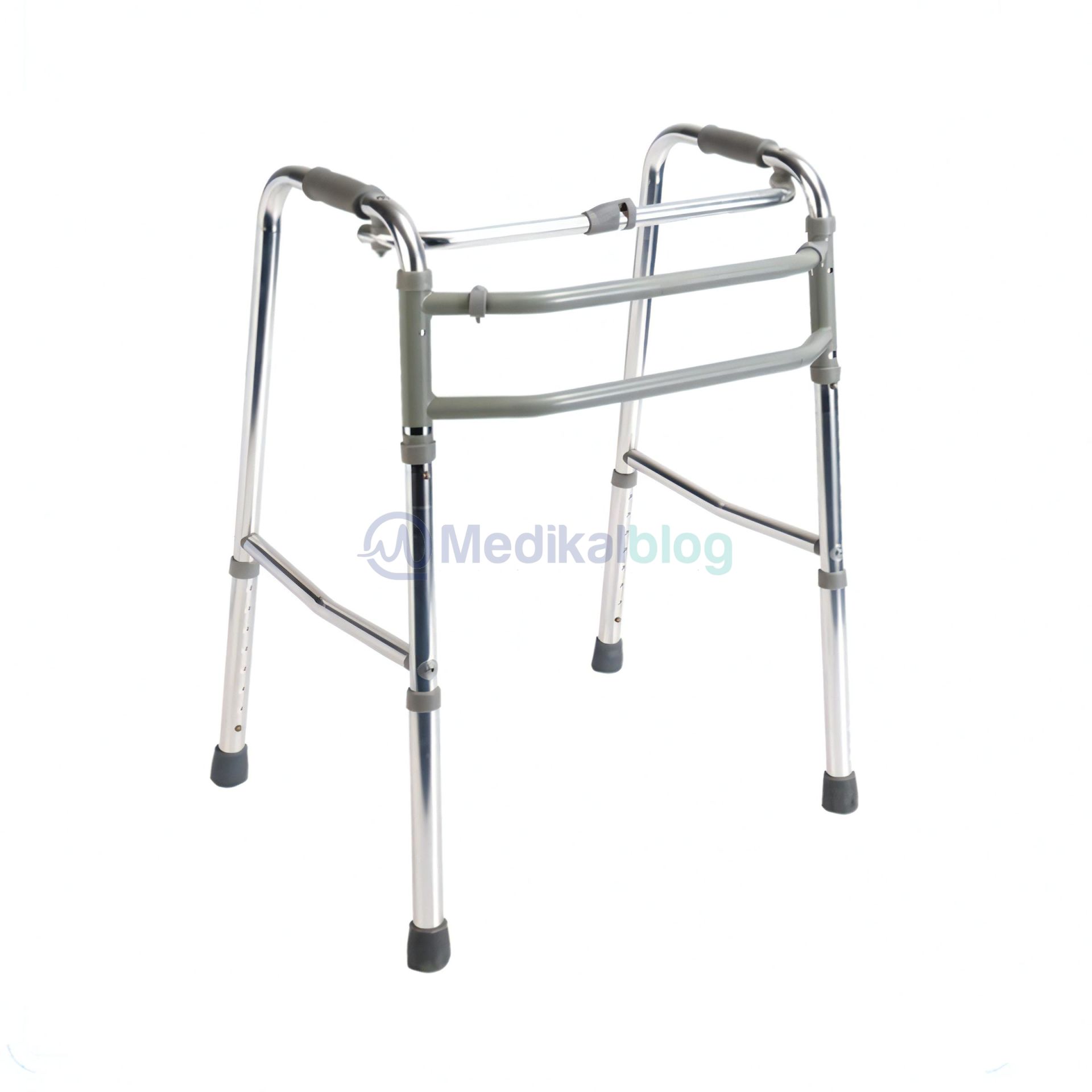 Hareketli Katlanır Tekerleksiz Walker Yürüteç