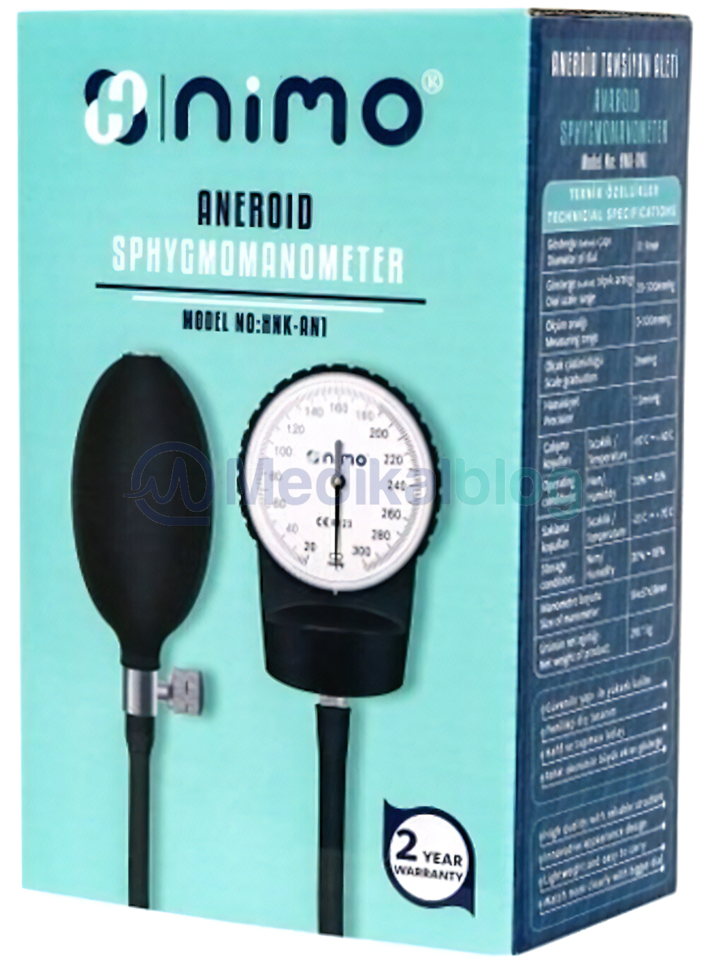 Nimo Mekanik Steteskoplu Tansiyon Aleti Yetişkin HNK-AN1
