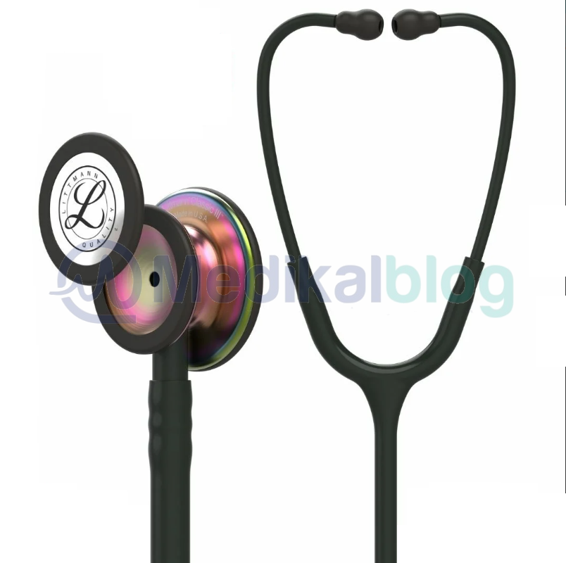 STETOSKOP Littmann Classic III Steteskop 5870 Siyah/Gökkuşağı