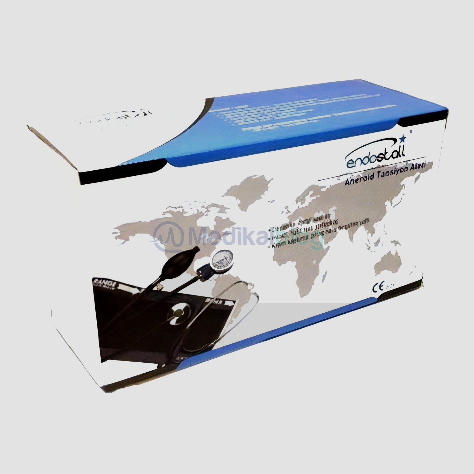 Endostall Aneroid Mekanik Steteskoplu Tansiyon Aleti Yetişkin EN-TN-A02