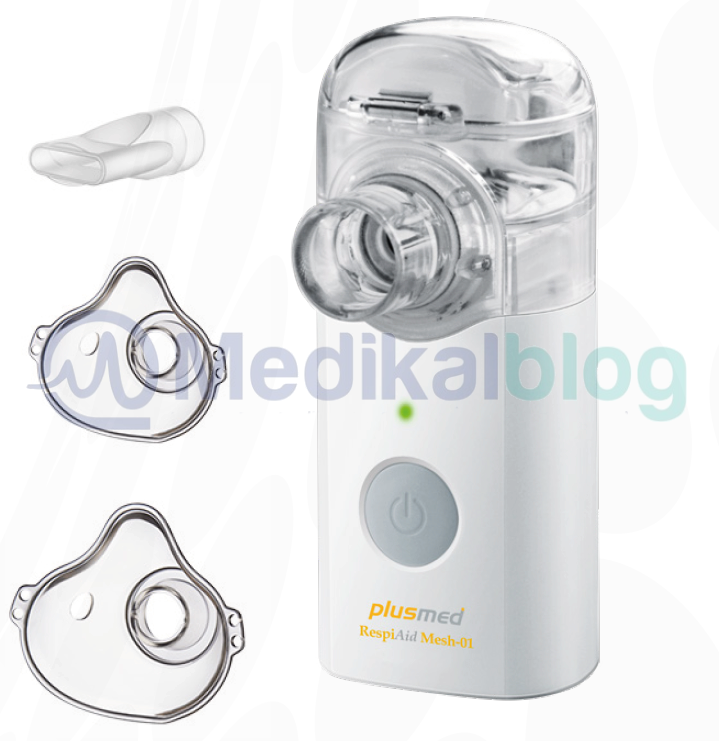 Nebulizatör Plusmed RespiAid Mesh-01 Portatif Taşınabilir