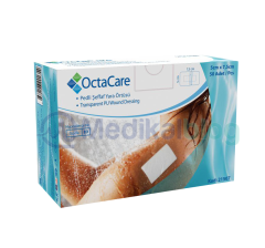 Octacare Şeffaf PU Film Tıbbi Steril Yara Örtüsü Su Geçirmez 5*7,5 cm