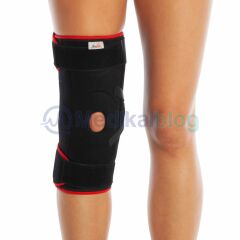Patella ve Çelik Destekli Ligament Menteşeli Destekli Dizlik-Standart Ölçü