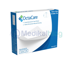 Octacare Tıbbi Steril Yara Örtüsü Esnek Nonwoven 9*10 cm