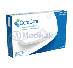 Octacare Tıbbi Steril Yara Örtüsü Esnek Nonwoven 9*15 cm