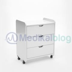 Ahşap Etejer 3 Çekmeceli