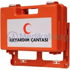 İlk Yardım Çantası Duvara Monte Edilebilir Turuncu 31*21*13 cm