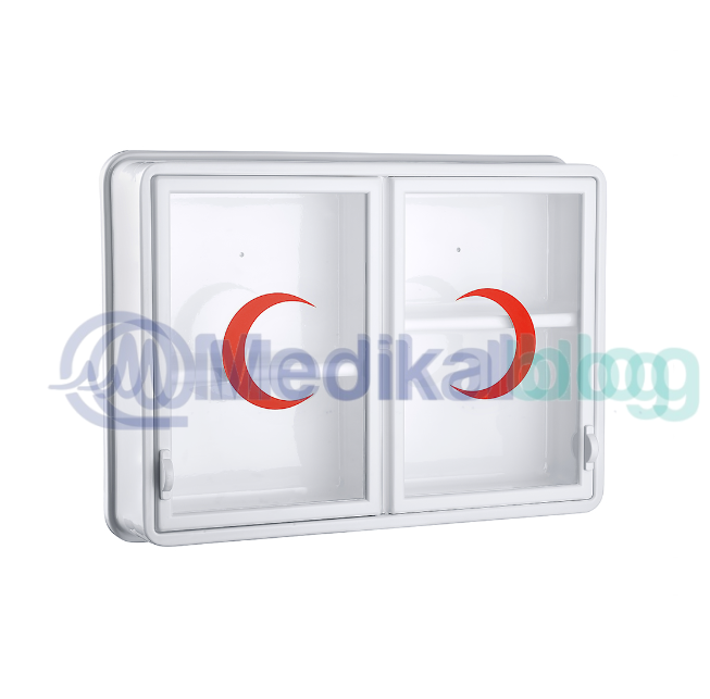 Ecza Dolabı Çift Kapılı Plastik 35x49x10cm