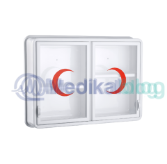 Ecza Dolabı Çift Kapılı Plastik 35x49x10cm