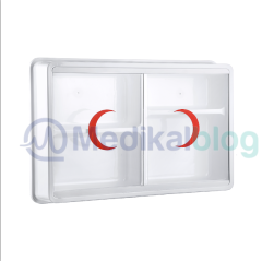 Ecza Dolabı Çift Kapılı Plastik 35x50x10cm