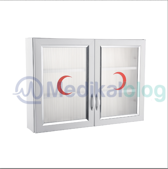 Ecza Dolabı Çift Kapılı Plastik 65*50*14 cm
