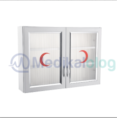 Ecza Dolabı Çift Kapılı Plastik 65*50*14 cm