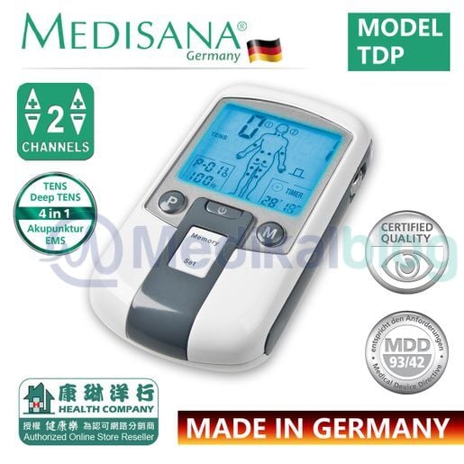 Medisana 4 in 1 Tens, Ems, Deep Tens, Akupunktur Cihazı