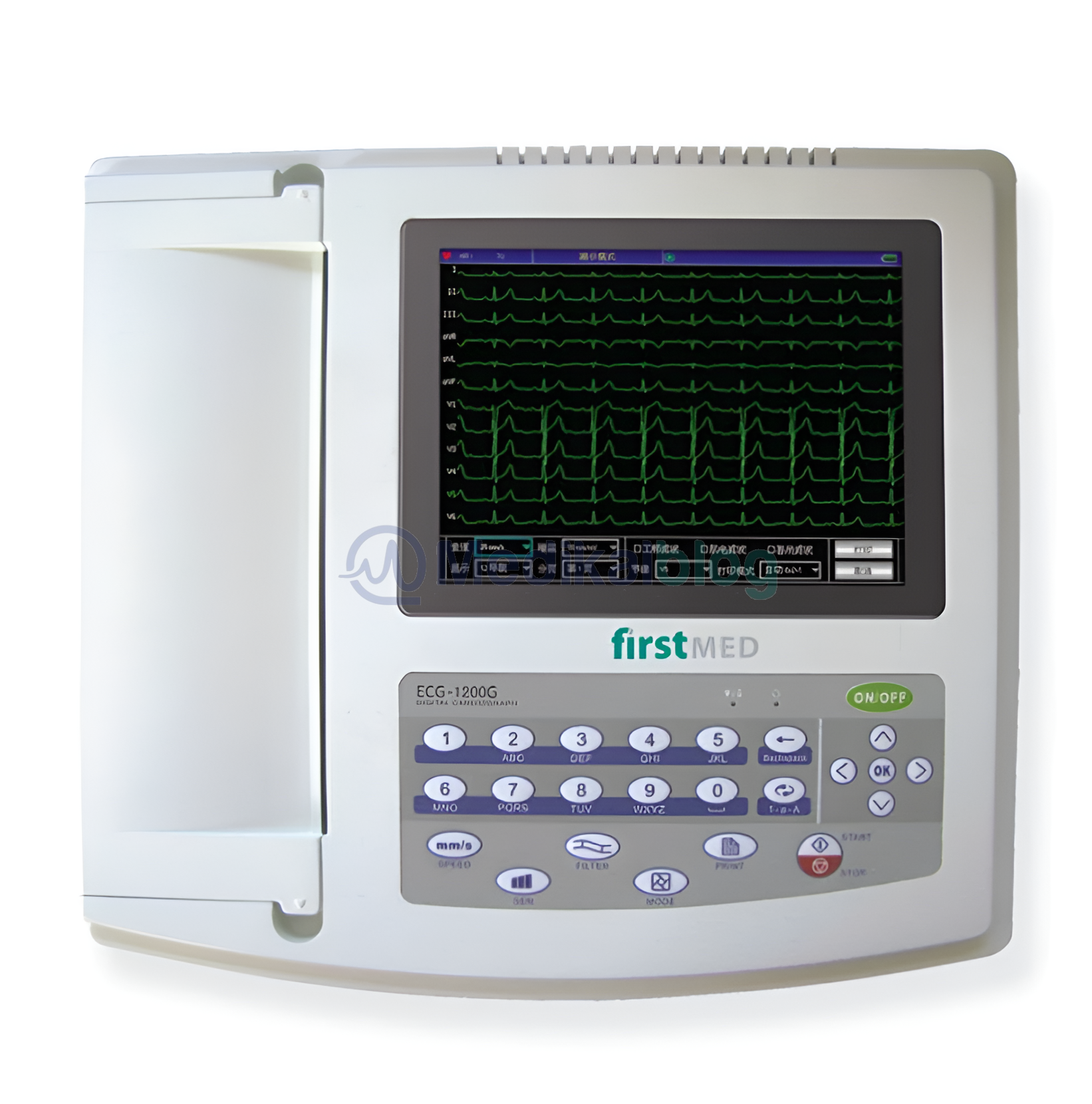 EKG Cihazı 12 Kanallı Yorumlu Firstmed ECG-1200G