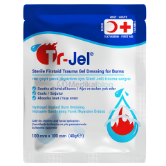 TR-Jel Steril Hidrojelli Yanık Örtüsü- 10x10cm