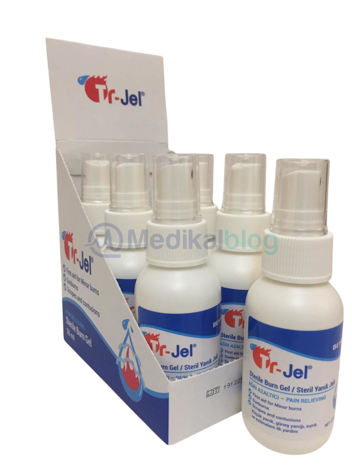 TR-Jel- Hidrojelli Yanık Jeli 50ml Dispenserli