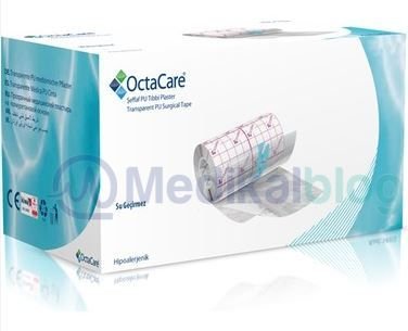 Octamed Film Su Geçirmez Yara Pansuman Örtüsü Dövme Koruyucu 10 cm*10 mt.