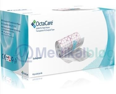 Octamed Film Su Geçirmez Yara Pansuman Örtüsü Dövme Koruyucu 10 cm*10 mt.