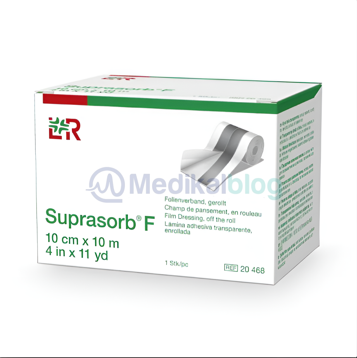 Suprasorb F Film Su Geçirmez Yara Pansuman Örtüsü Dövme Koruyucu 10cm-10mt