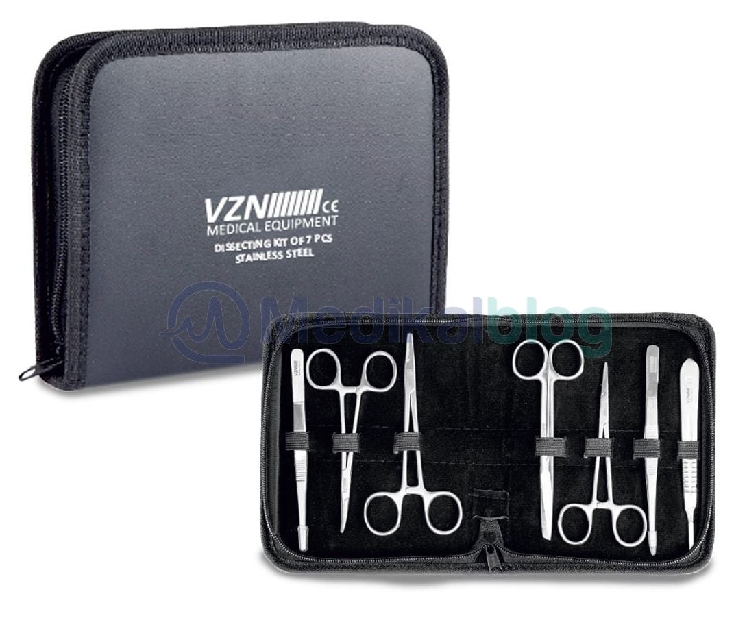 Cerrahi Set 7 Parçalı Çantalı Set - Deri Çantası Dahil