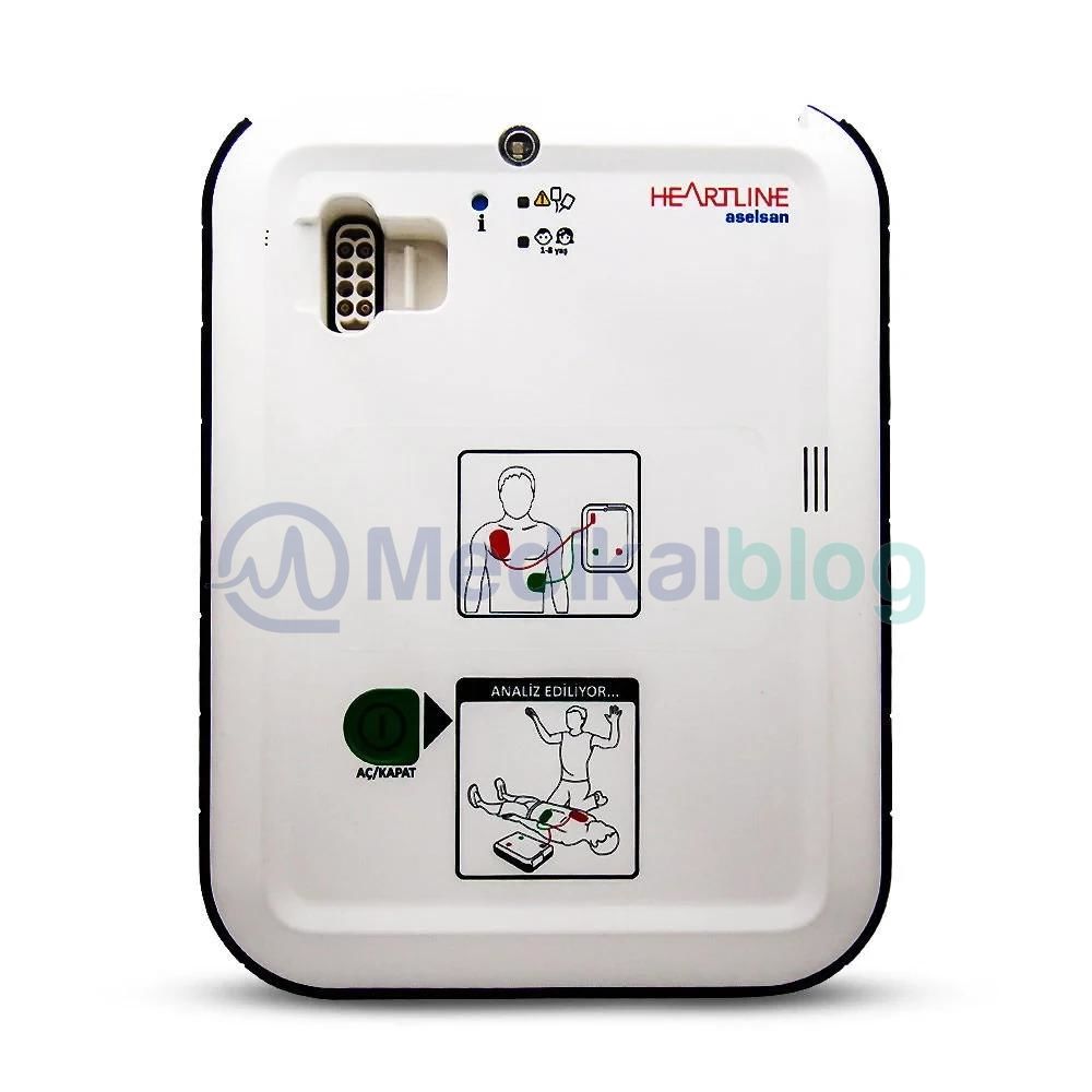Aselsan Heartline Oed Tam Otomatik Eksternal Ekransız Defibrilatör Cihazı