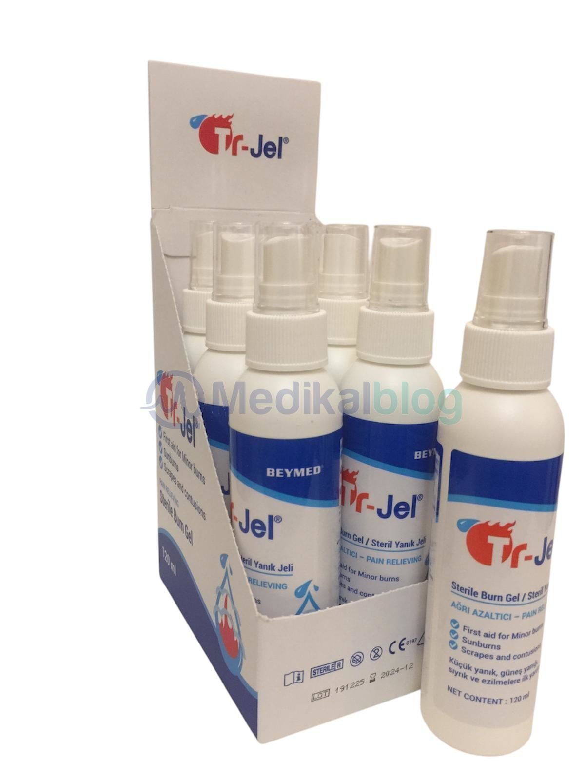 TR-Jel- Hidrojelli Yanık Jeli 120ml Dispenserli