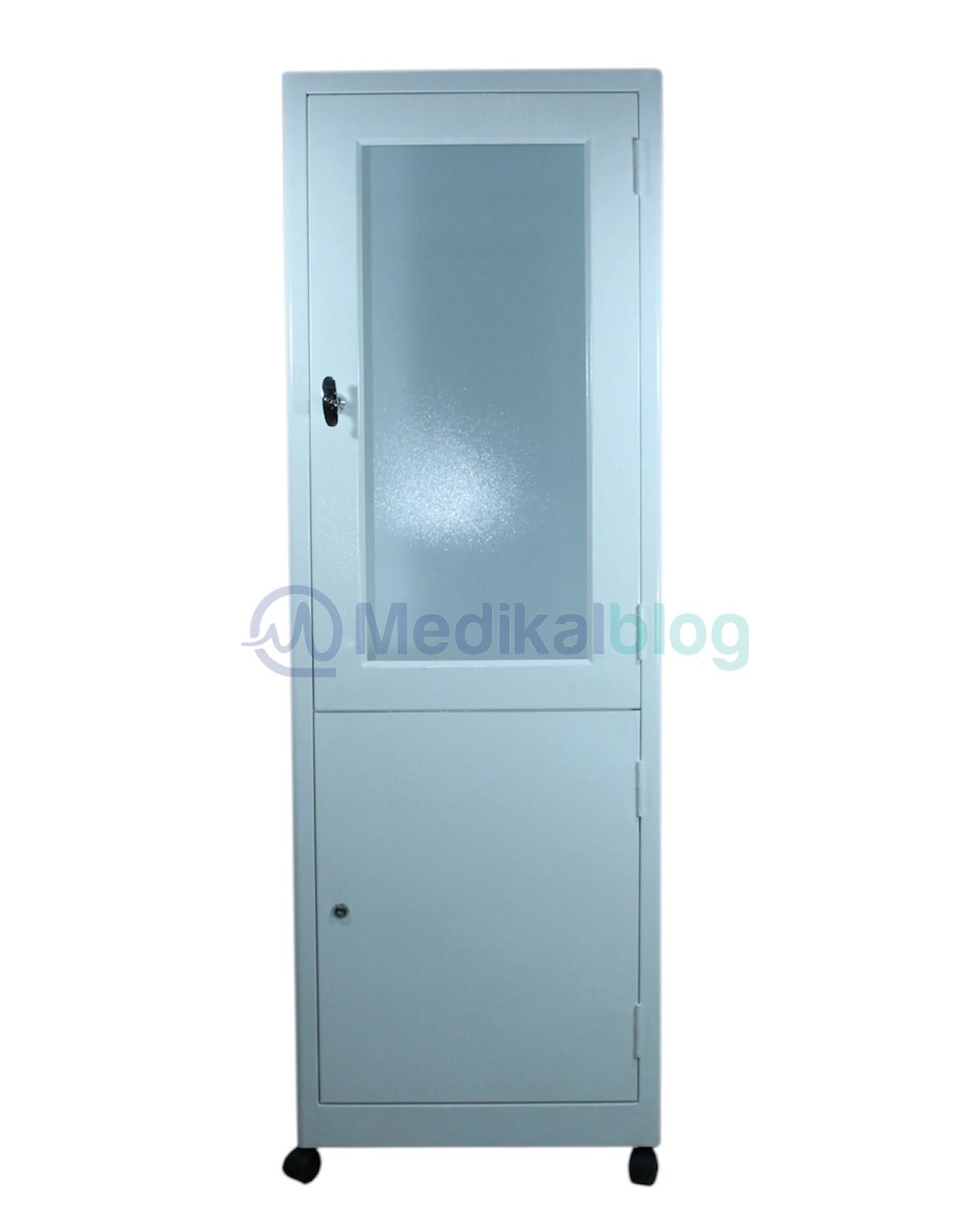 Tek Kapılı İlaç ve Malzeme Doktor Dolabı Tek Kapılı Altı Dolaplı
