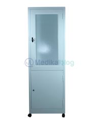 Tek Kapılı İlaç ve Malzeme Doktor Dolabı Tek Kapılı Altı Dolaplı