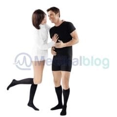 Sigvaris Samson & Delilah 330D Diz Altı Dinlendirici Seyahat Varis Çorabı