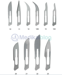 Plusmed Bisturi Uçları ve Numaraları 100lük Paket - Cerrahi Neşter 22
