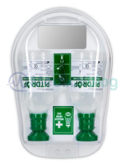 PITDROP Göz Duşu Yıkama İstasyonu 500 + 500 ML Toza Karşı Aynalı