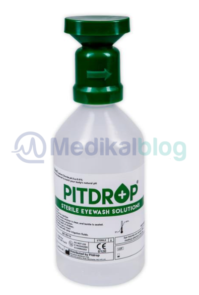 Göz Duşu Solüsyonu  PITDROP 500 ML Toza Karşı Steril