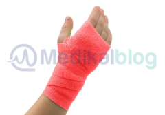 OctaCare Kendinden Yapışkanlı Coban Krep Cohesive İlkyardım Bandajı 5cm*4,5mt