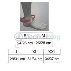 Örme Aşil Tendon Destekli Ayak Bilekliği
