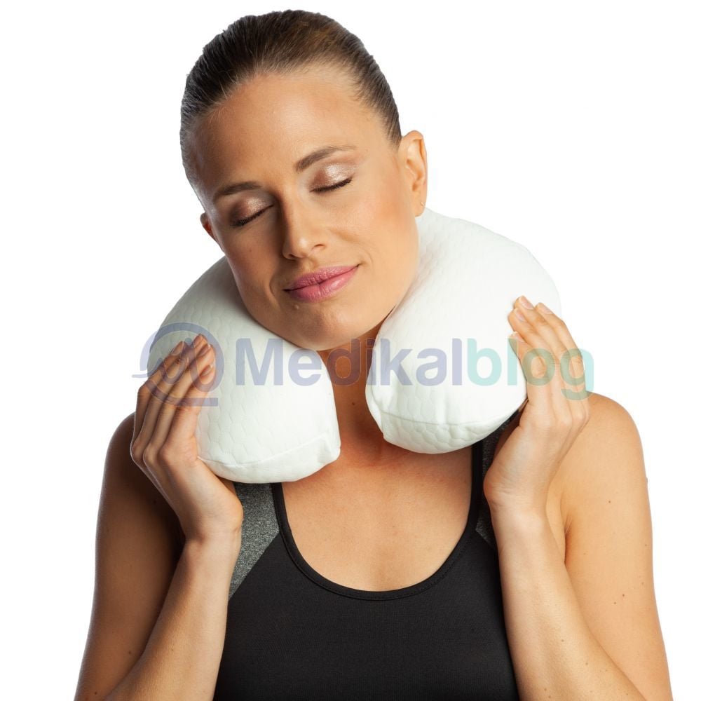 BOYUN YASTIĞI Visko Seyahat Boyun Yastığı Kılıflı