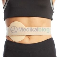 Göbek Fıtığı Korsesi Yetişkin 6 cm Yükseklik - Standart Ayarlanabilir