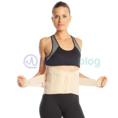 Lumbostad Korse Çelik Balenli 26 cm Bel Yüksekliği Ekstra Kemerli