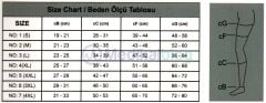 Varis Çorabı Orta Basınç Burnu Açık Dizaltı  CCL2 280Den